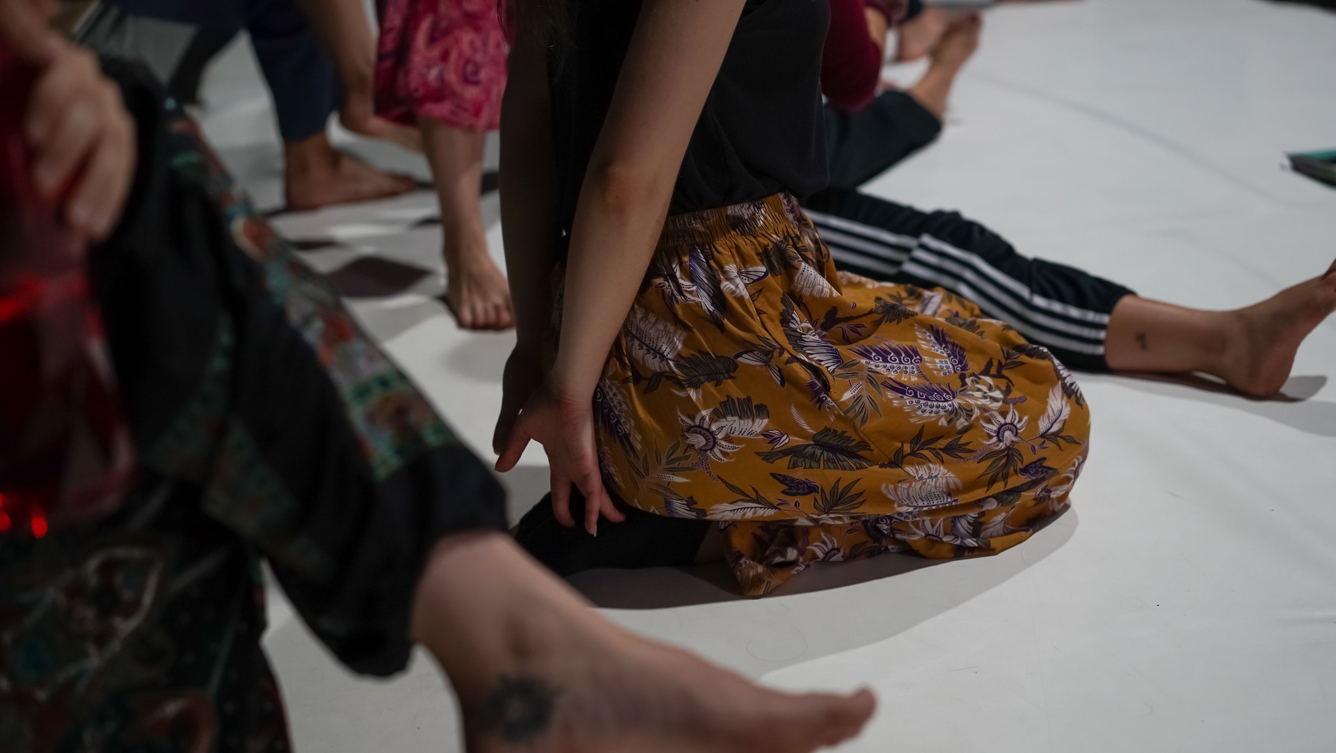 dancer foot, contact improvisation